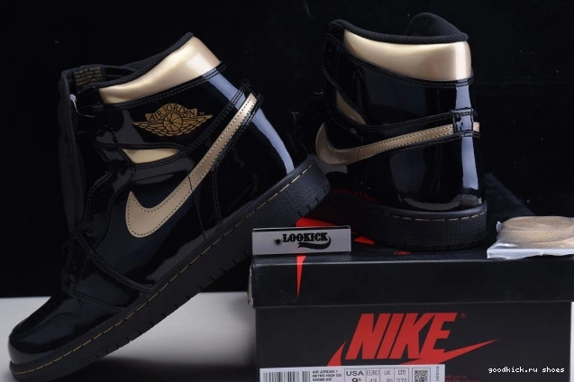 METALLIC GOLD 1 555088-032 RETRO HIGH AIR (2020) BLACK JORDAN 0712